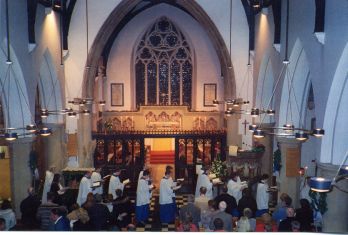 Midnight Mass procession