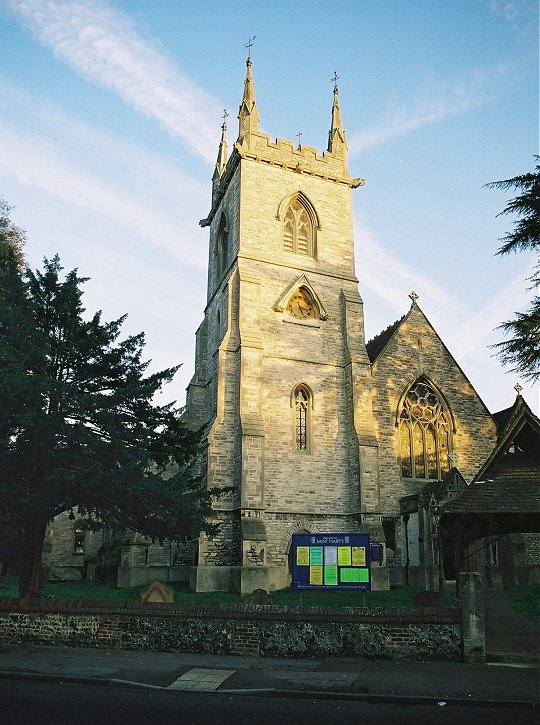 Photo of the church from the main road