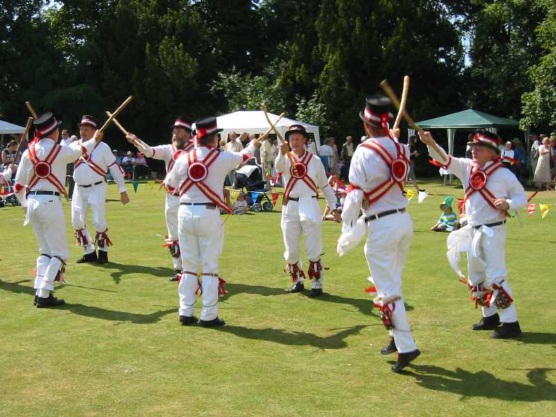 Morris Men at the Village Fair 2003
